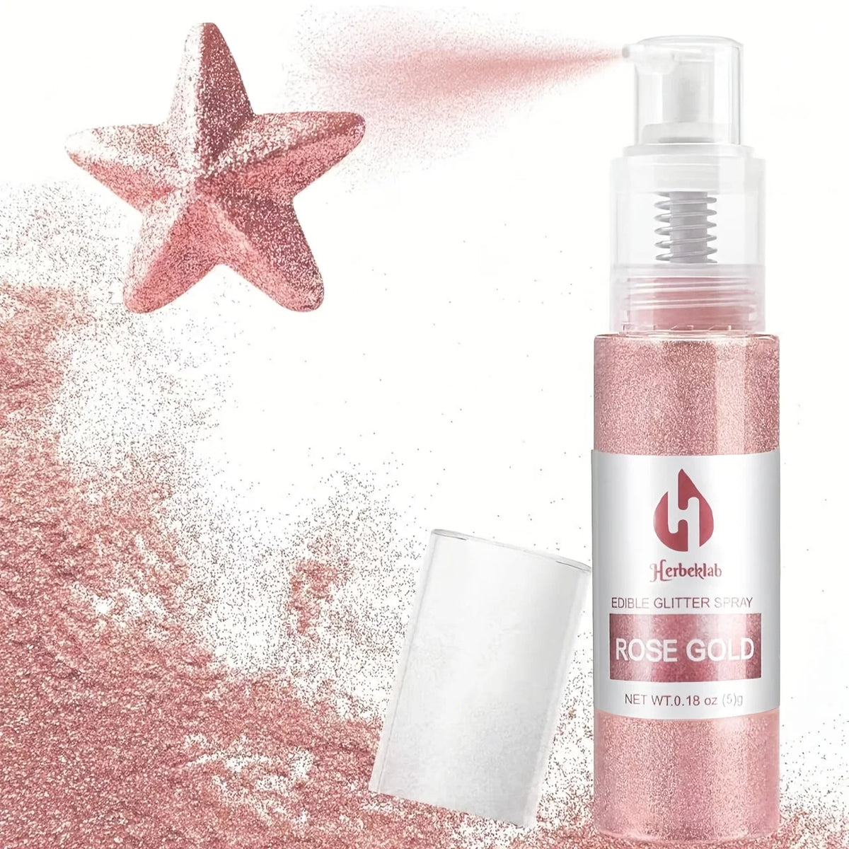 Glitter Spray for Cake Decorating and DIY Crafts - Lust Birthday & Halloween Glitter Powder