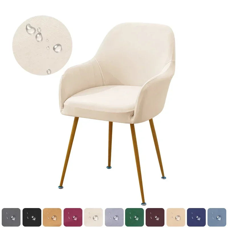 Water-Resistant Elastic Dining Chair Cover for Kitchen, Wedding & Hotel Use