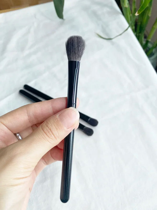 Soft Squirrel Hair Makeup Brushes Set - Powder, Blush & Eyeshadow Tools