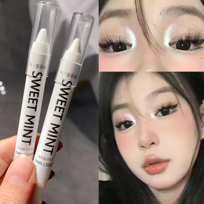Multicolor Glitter Eyeliner Stick with Brightening & Highlighting Function - 13 Shades