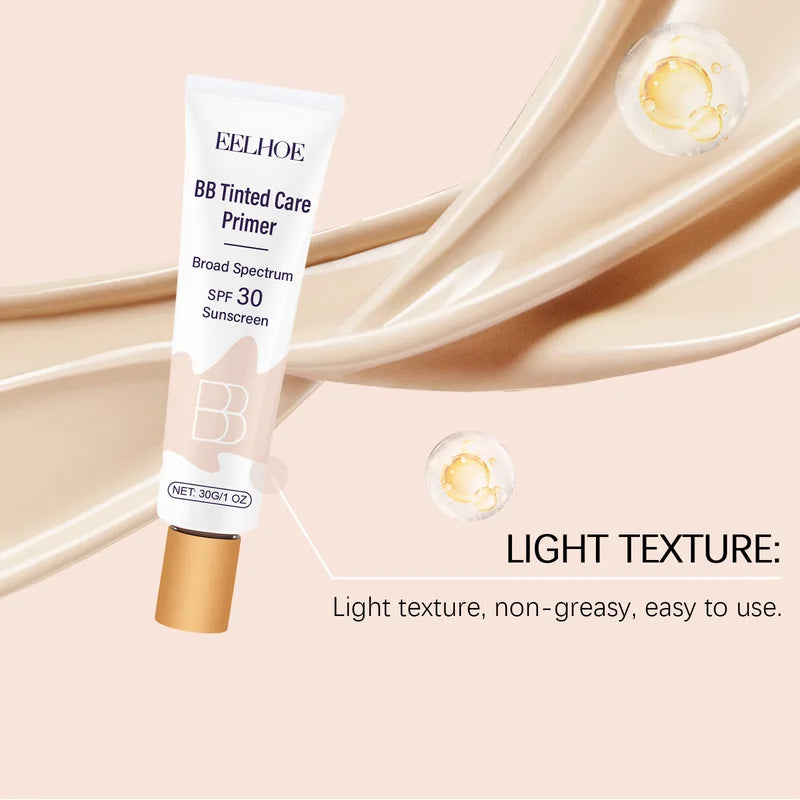 Full Coverage Waterproof BB Cream Sunscreen SPF 30 for Face - Brightening & Skin Glow