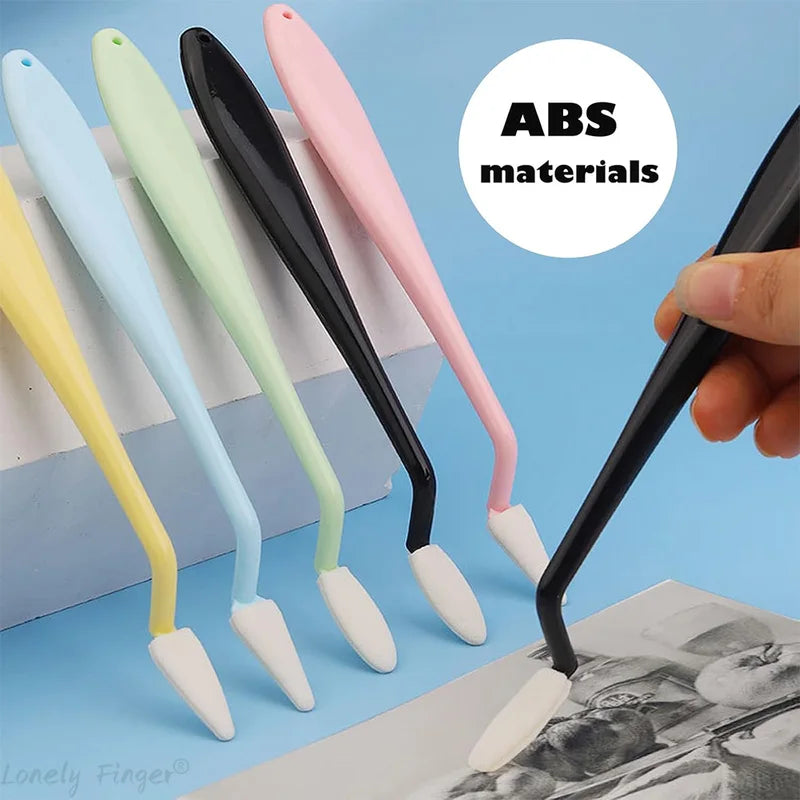 Paper Art Blending Stumps Set with 40 Replacement Sponges - Sketch Drawing Tools