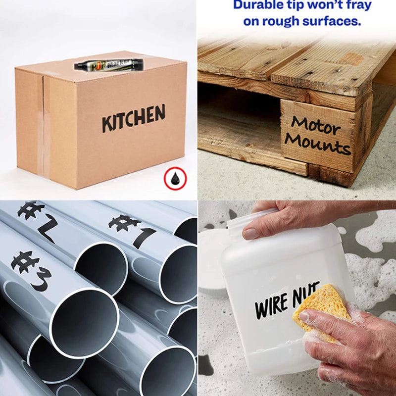 Waterproof Refillable Markers Set for Art & Craft Drawing Posters