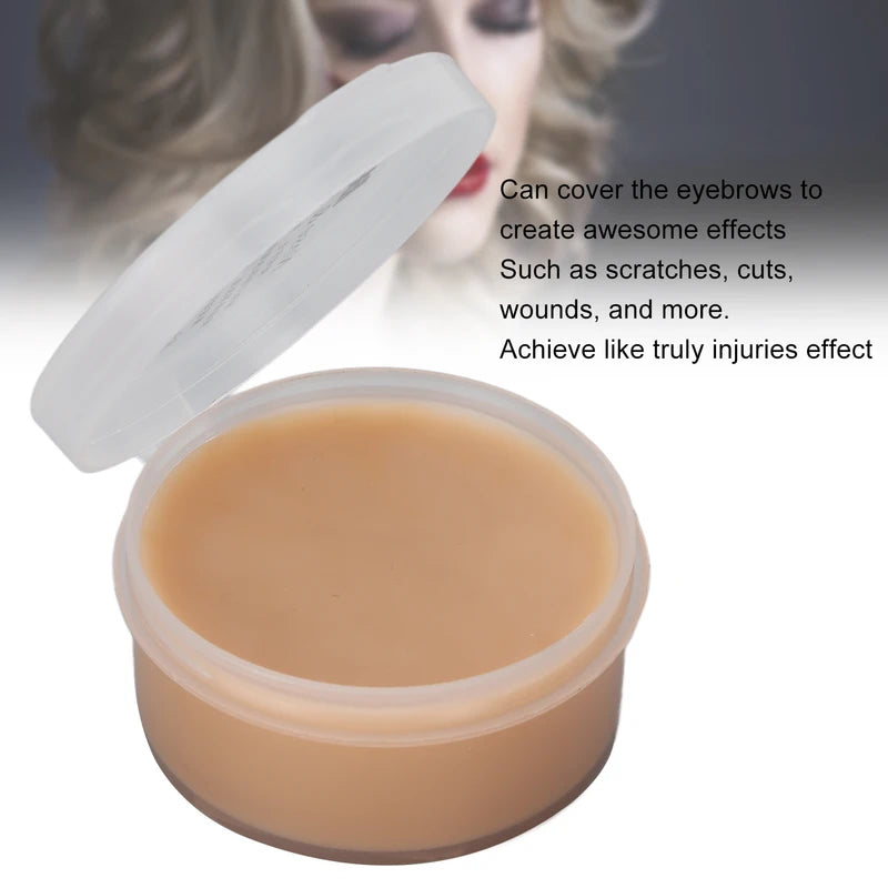 Fake Wound Scar Wax for Halloween and Cosplay - 30g Light Skin Tone