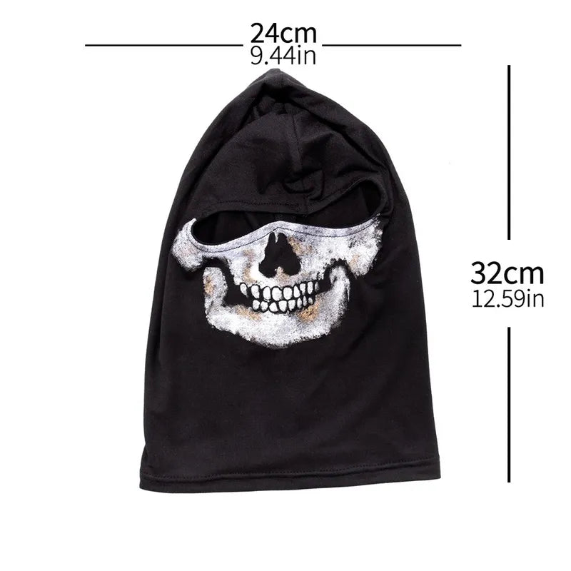 Cosplay Skull Mask Balaclava for War Games & Halloween - Ghost Face Style