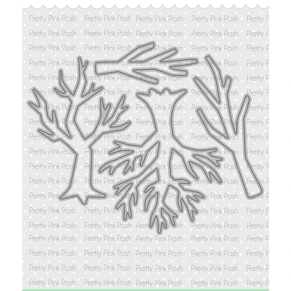 Halloween Clear Stamps and Metal Cutting Dies 25PCS Pumpkin Ghost Owl Tree DIY Craft Set