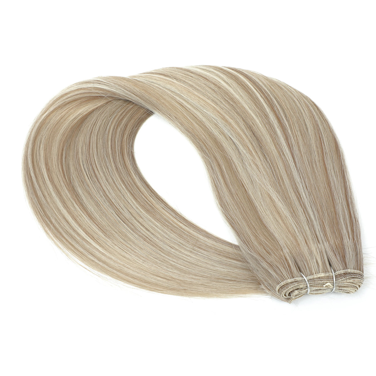 Synthetic Hair Extensions Blonde Straight Bundles Heat Resistant 12-38 Inch