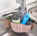 Suction Cup Kitchen Sponge Holder with Drainage Rack - Wall Mount Organizer for Sink