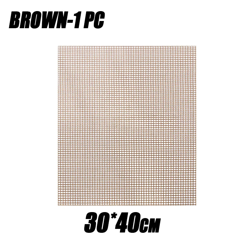 Barbecue Grill Mesh Mats Food Grade High Temperature Resistant Cuttable Liners