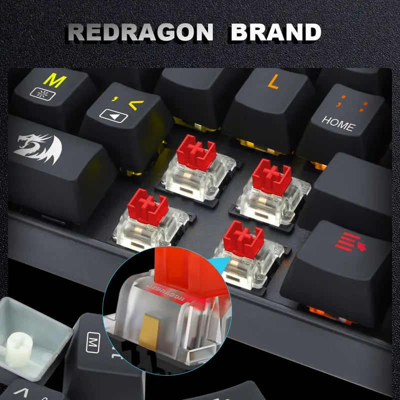 Multicolor Backlit Mechanical Keyboard Switches - Hot Swap Tactile & Linear Options