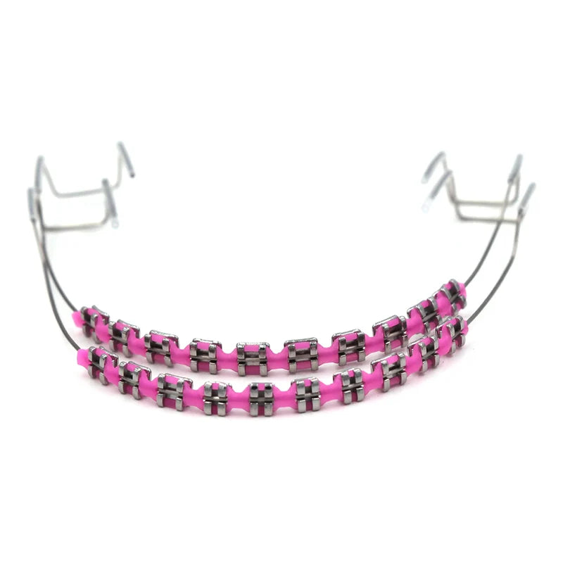 Removable Fake Braces for Teeth - Dental Jewelry for Cosplay & Parties