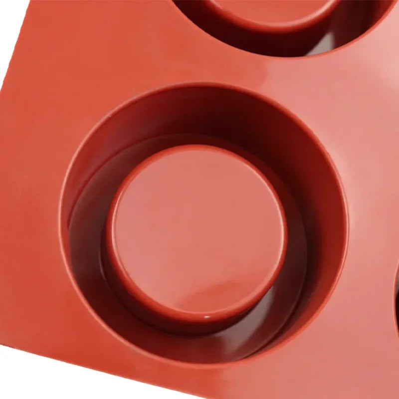 Round Silicone Cake Mold for Baking, Mousse & Soap Crafts