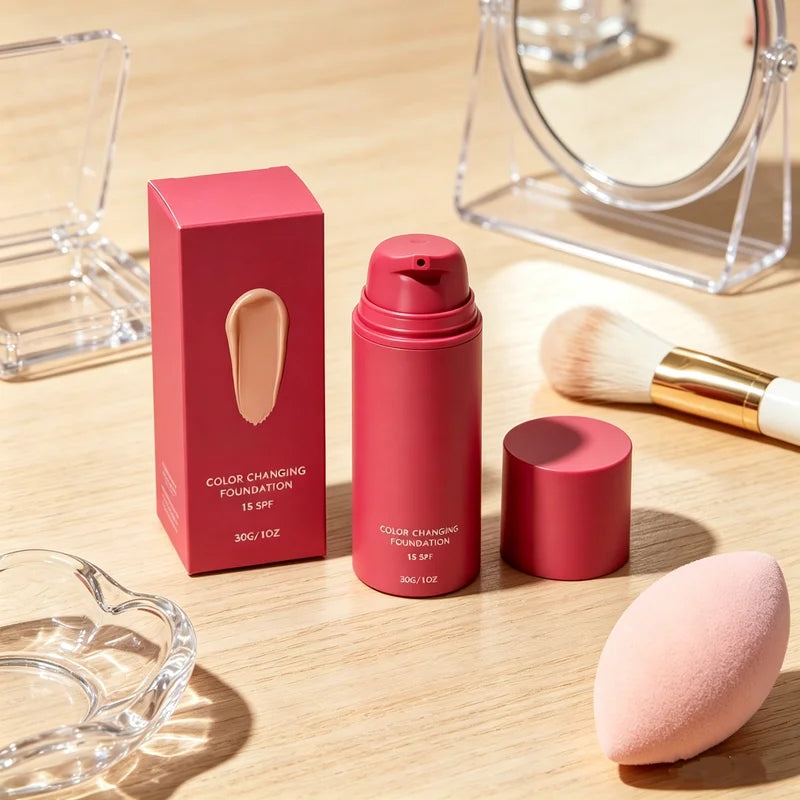Full Coverage Liquid Foundation SPF 15 for Darker Skin - Moisturizer & Concealer