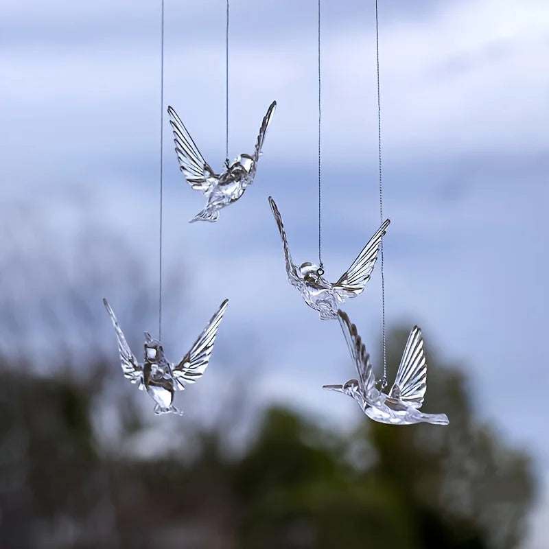 4 Pieces Bird Shaped Ceiling Decorations for Festivals Weddings Parties