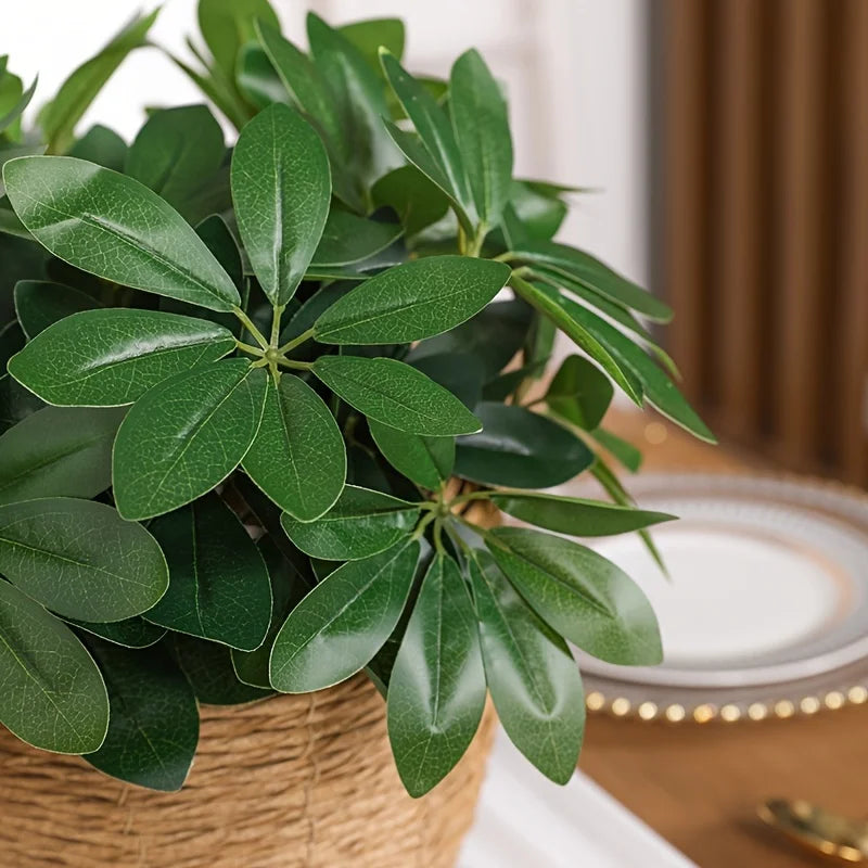 Artificial Plant with Stem - Fake Greenery for Living Room, Office & Hotel Decor