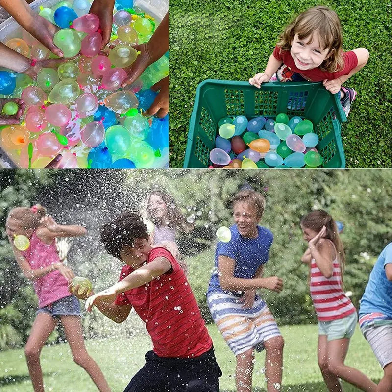 Water Balloons Bulk Pack - 500 Latex Water Bombs for Outdoor Games & Parties