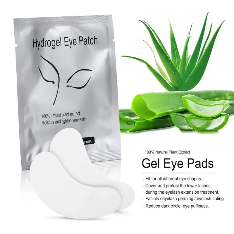 Disposable Under Eye Pads for Eyelash Extensions Lint-Free Gel Patches