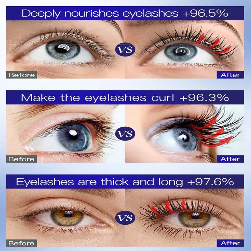 Eyelash Growth Serum Natural Eyelash Enhancer for Longer Thicker Lashes