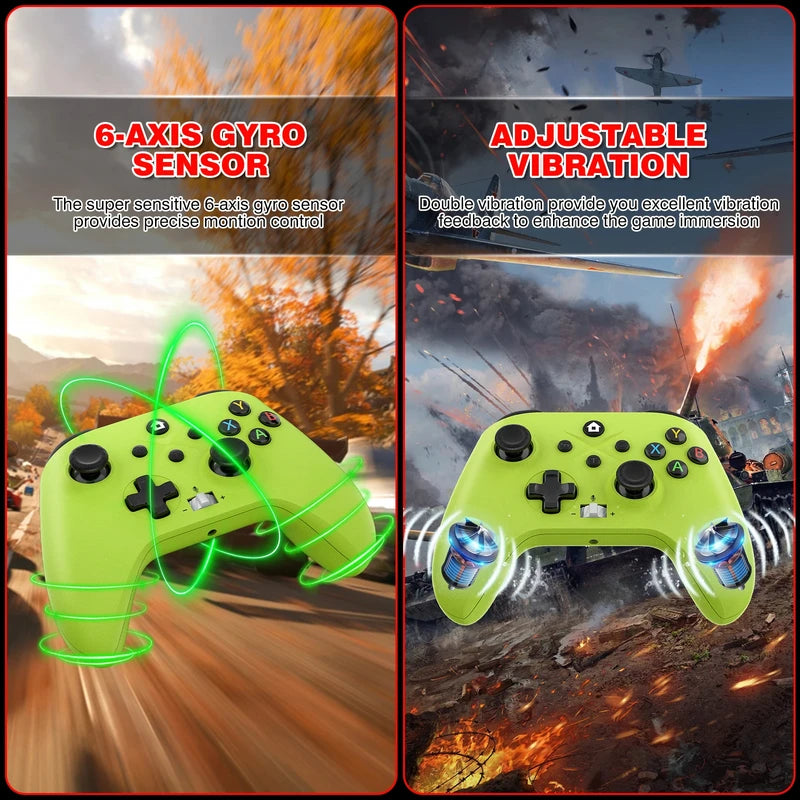 Wireless Game Controller for Xbox Series X/S, PC, iOS, Android with Gyro & Turbo