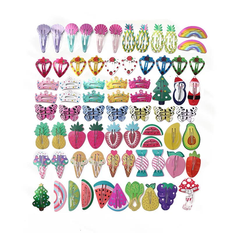 Kids Hair Clip Set 40Pcs Metal Hair Accessories for Children and Girls