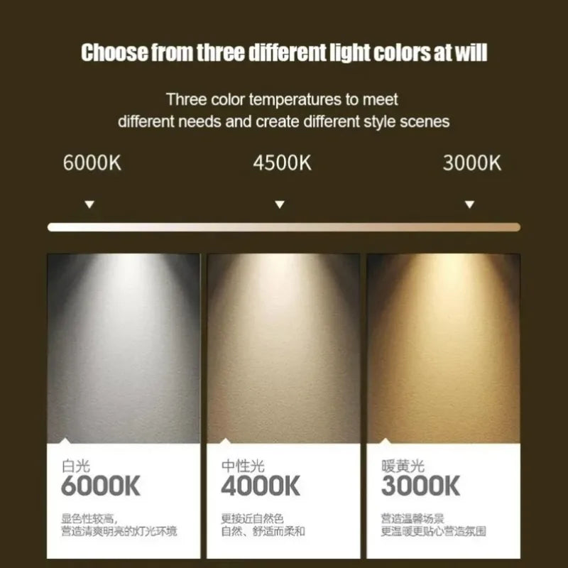 LED Track Lighting Set with COB Spotlights for Ceiling Home & Retail Use