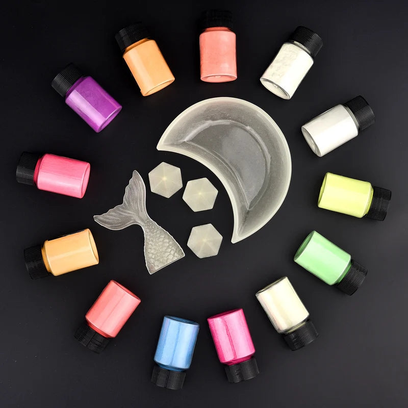 20g Long Lasting Fluorescent Powder for Resin & Jewelry Making - Glow in Dark Pigment
