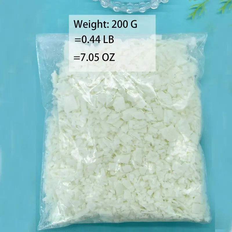 Natural Soy Wax Candle Making Material 200G/1LB Smokeless Long-Lasting Craft Supplies