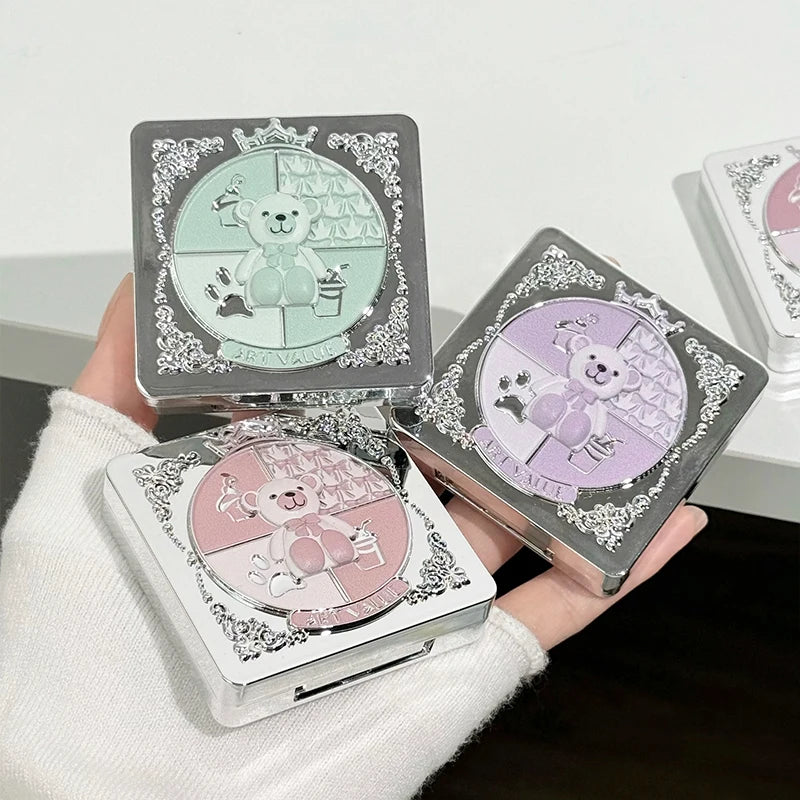 Multi-Color Eyeshadow Palette with Glitter and Matte Finishes for Women - Long Lasting Makeup