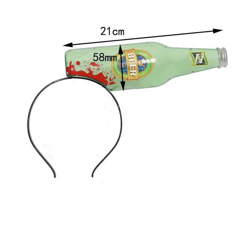 Halloween Horror Blood Knife Headband Costume Accessory for Party Cosplay