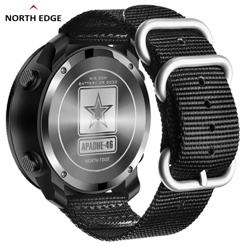 Men's Digital Watch with Altimeter Barometer Compass Waterproof 50M Sport Watch
