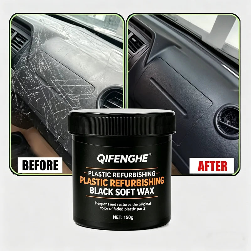 Car Plastic Restorer Wax - Deeply Rejuvenates Faded Interior & Exterior Parts