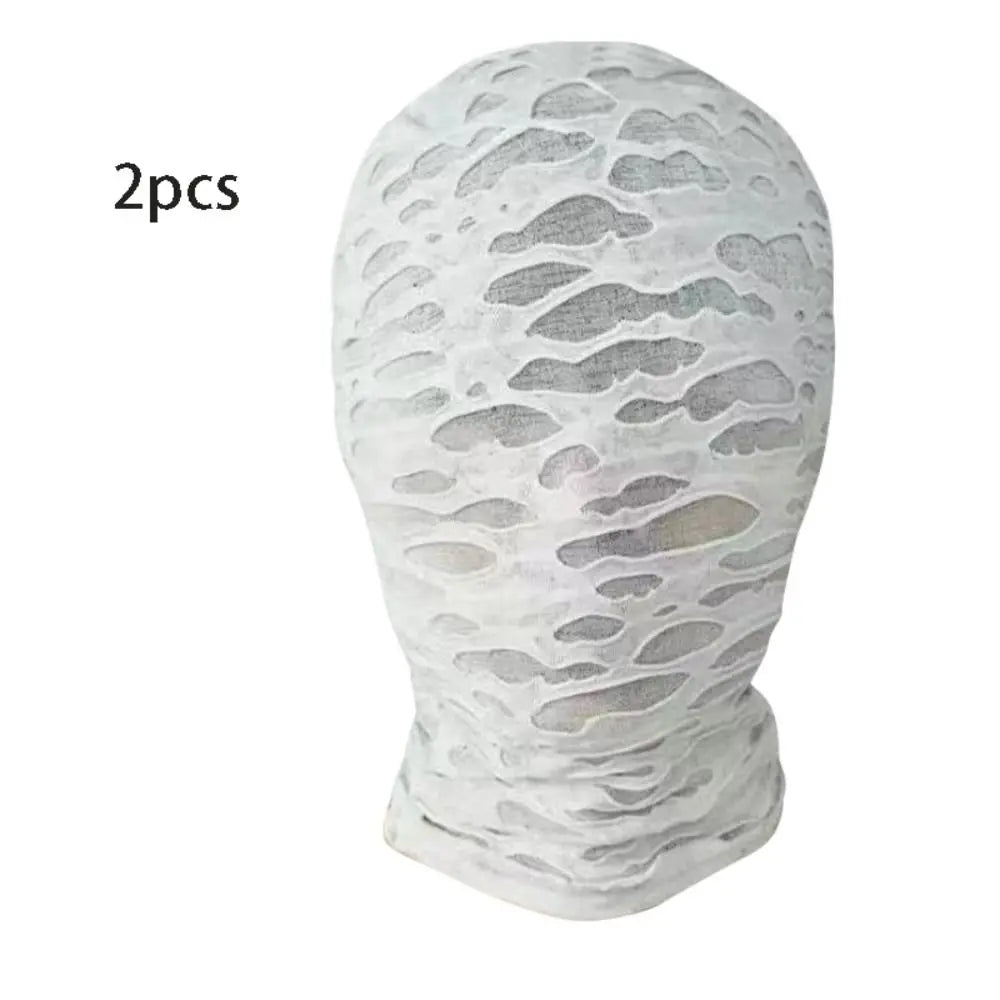 Breathable Full Mask Set for Cosplay Halloween Parties - 2 Pieces