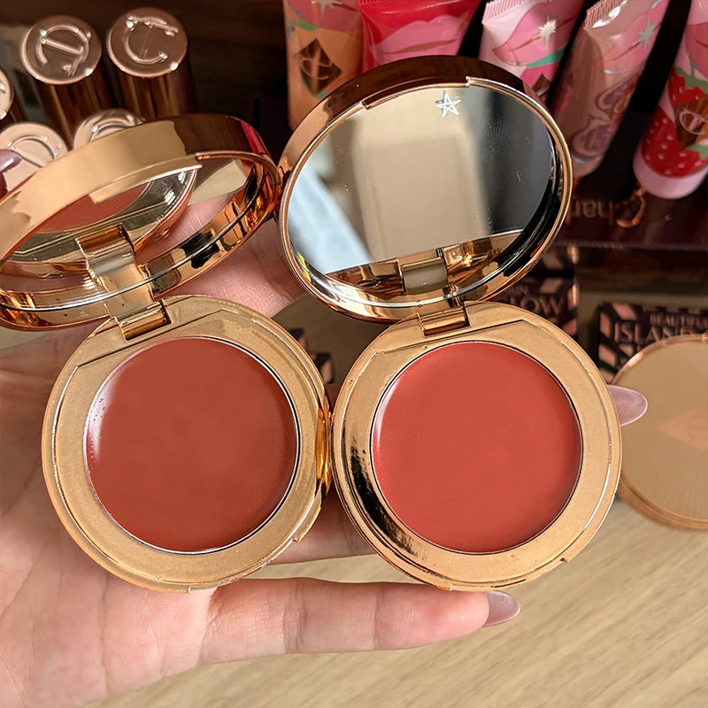 Long-lasting Dual-purpose Blush for Lips and Cheeks - Natural Finish