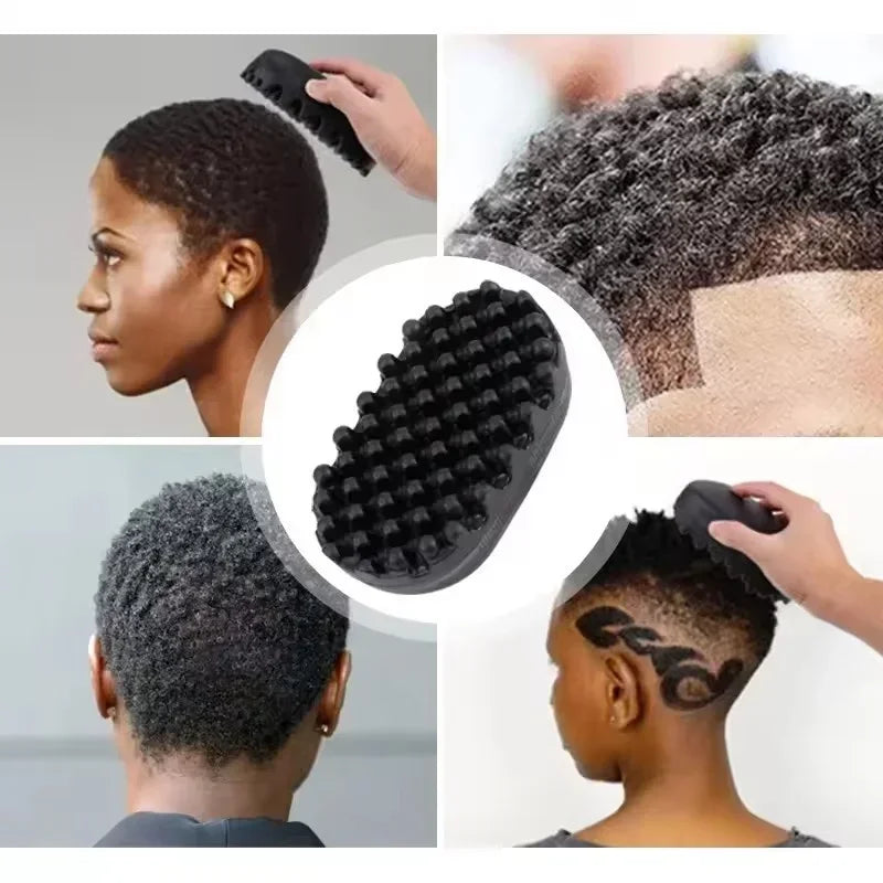 Professional Curly Hair Twist Sponge Brush for African Coil Dreadlock Styling