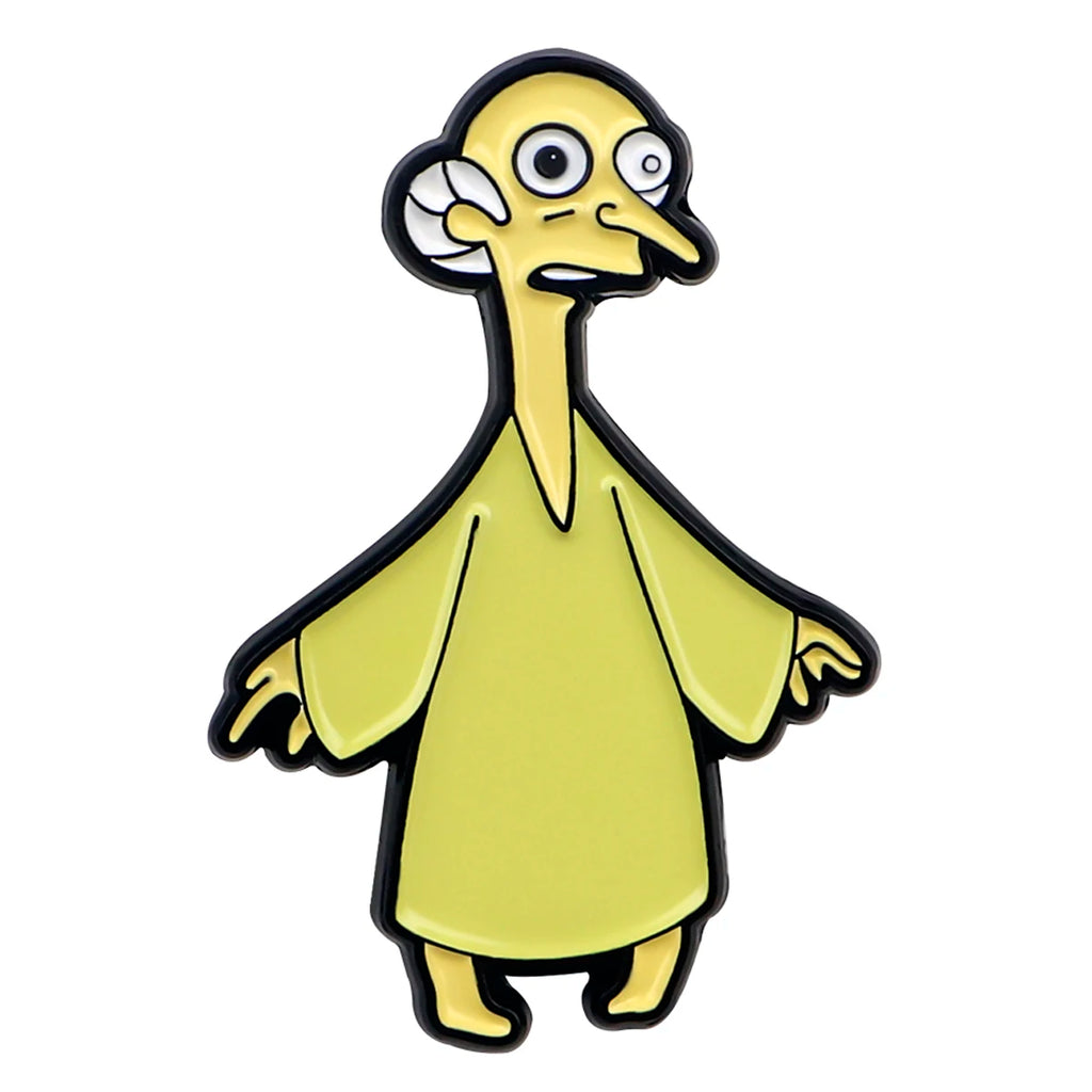 Cartoon Funny Old Man Enamel Pin Badge for Backpack Lapel Jewelry - Unisex Gift