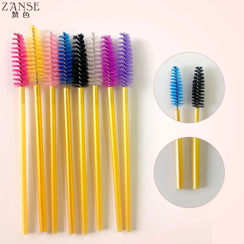 Eyelash Brush Makeup Brush Wands for Lash Extensions and Mascara - Pack of 5 or 50