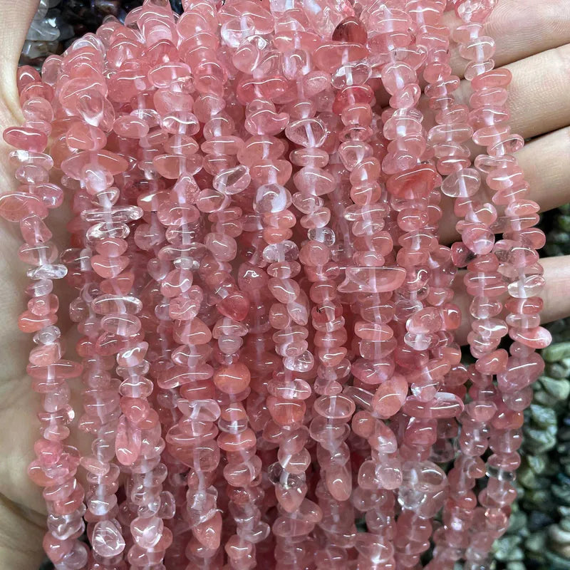 Natural Irregular Sun Stone Beads for Jewelry Making - 5-8MM Spacer Beads