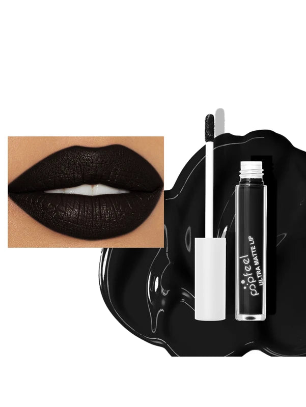 Hallowmas Lip Makeup Kit - Long Lasting Lipstick & Gloss Set, Matte Finish