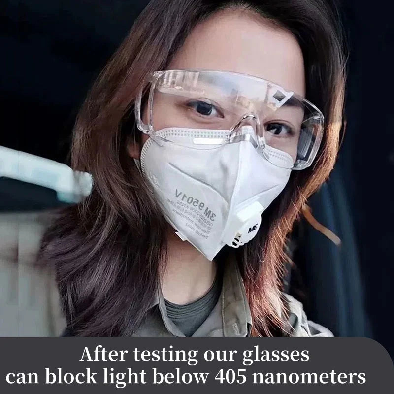 UV Protective Safety Glasses for Eyelash Extensions Cycling Wind Dust Proof Goggles