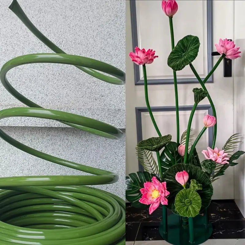 5M PVC Aluminum Plastic Molding Pipe Roll for DIY Party Decorations