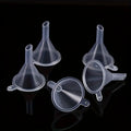 Mini Transparent Plastic Funnels Set for Liquid Filling Perfume Oil Crafts