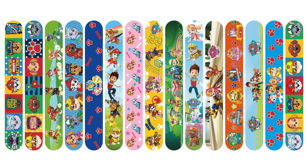 15-Pack Cartoon Paw Patrol Bracelets Set for Children - Family Series Accessories