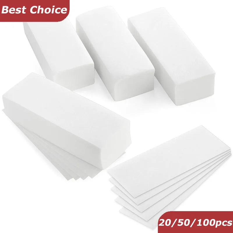 Hair Removal Wax Strips Set - Nonwoven Body & Leg Epilator Paper Rolls