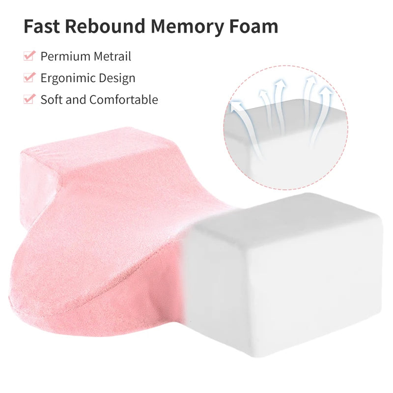 Eyelash Pillow Neck Support U-Shaped Memory Foam Pillow for Lash Extensions