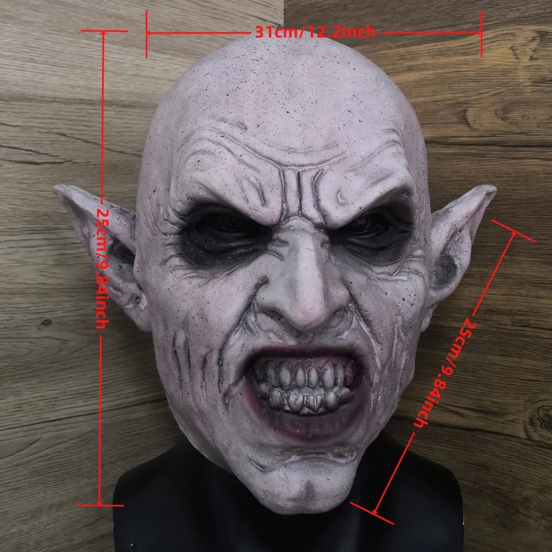 Nosferatu Vampire Latex Mask - Scary Halloween Costume Accessory