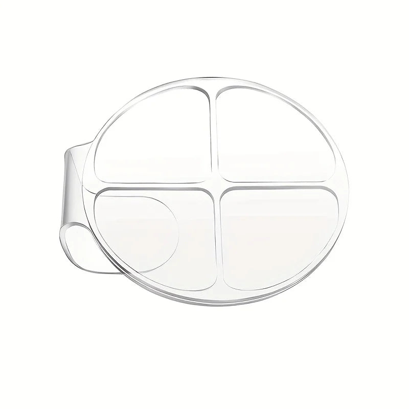 Hand Makeup Mixing Palette - Clear Hand-Held Foundation & Nail Art Palette
