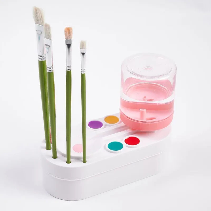 Upgraded Paint Brush Cleaner Brush Rinser with Water Circulation System - Multi-Color Available