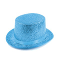 Multicolor Glitter Top Hat for Parties and Costumes - Lightweight Festive Headwear