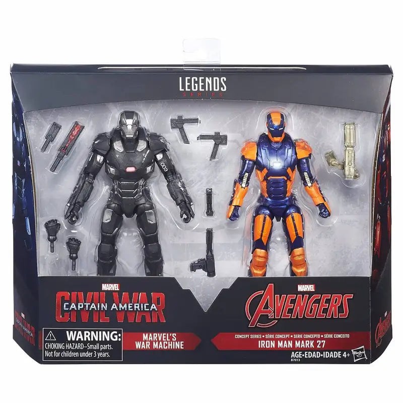 Marvel Legends 6-Inch Iron Man MK 27 & Warmachine Action Figure 2-Pack