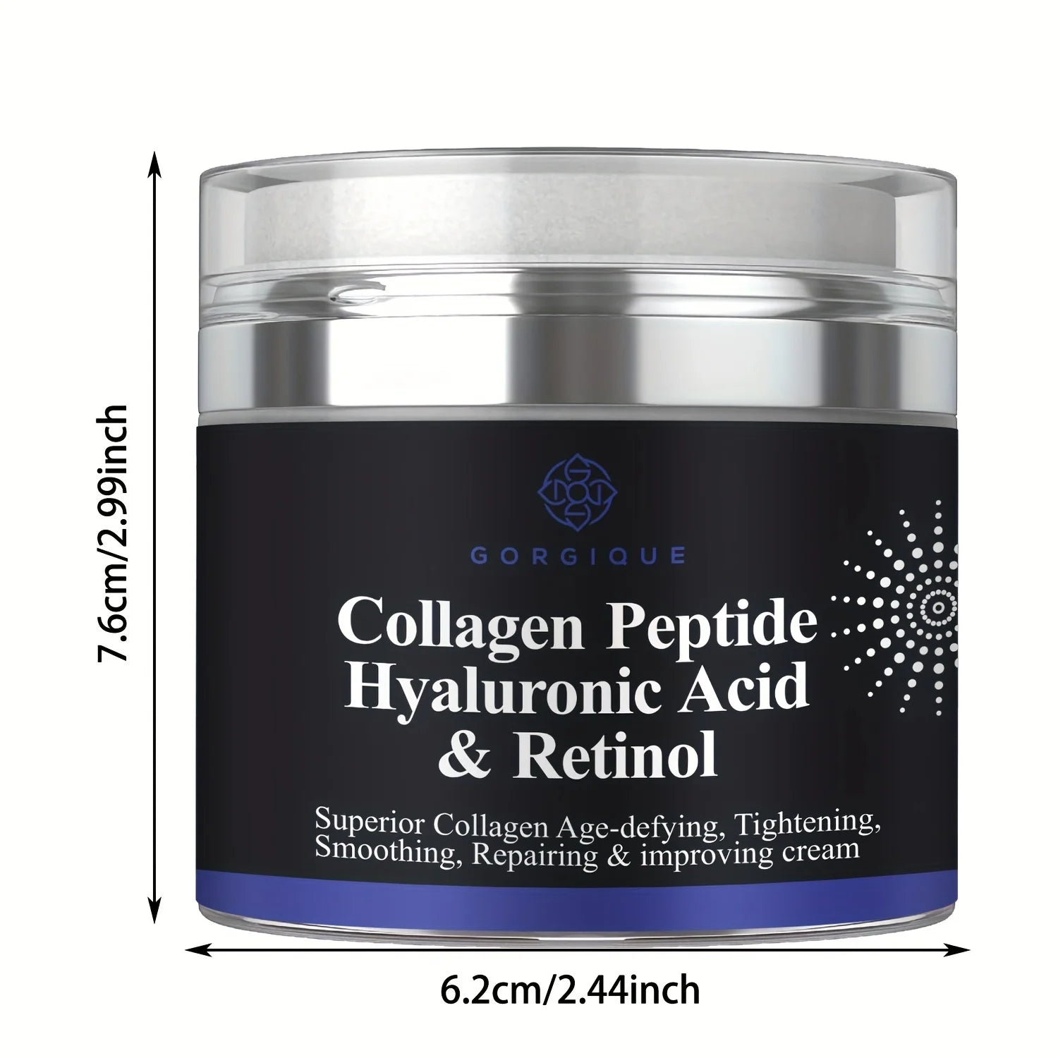 Collagen Peptide Face Moisturizer with Hyaluronic Acid & Retinol - Anti-Aging Skin Care